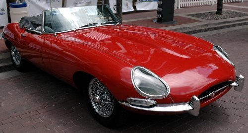 The Jaguar EType is a classic sports car Its from the 1960 