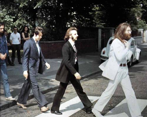 bohemea:
Beatles - Abbey Road covershoot by Iain Macmillan, August 8th 1969