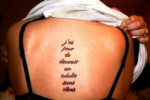  I came across this tattoo and loved it Not only is the saying so unique 