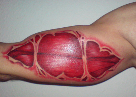 ripped skin ink tattoo by Sebastian Rudat. Next post Previous