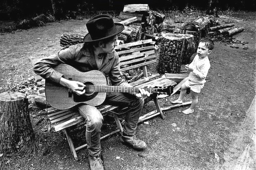 Bob and Jesse Dylan Woodstock, 1968
