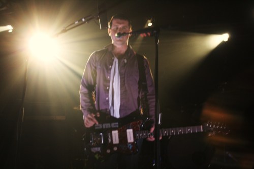 Jesse Lacey at the Brand New show at La Zona Rosa in Austin TX on October
