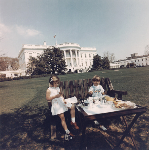 caroline kennedy children photos. The Kennedy children enjoying