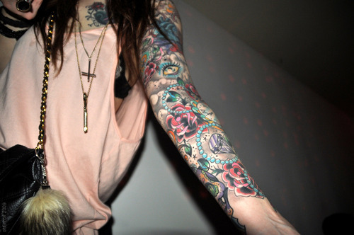 i wish i was badass and could have sleeves