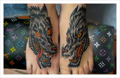 bert krak. Posted 9 months ago & Filed under tattoo, legs, wolf, 