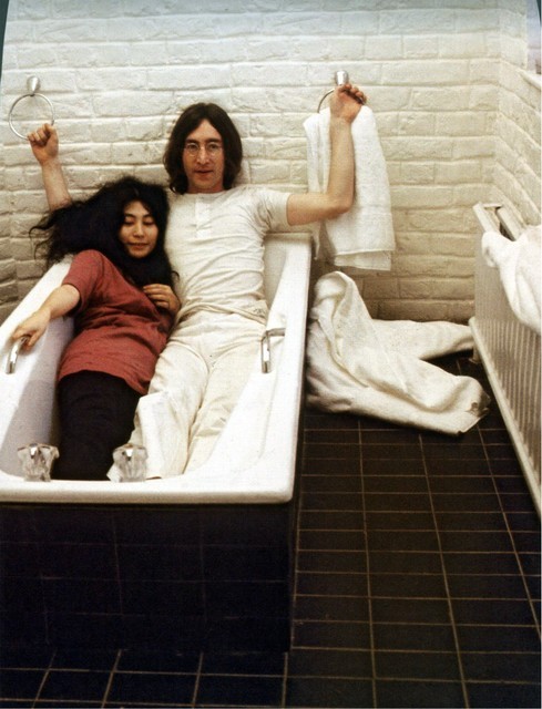 interviewer: why can’t you be alone without yoko?john lennon: but i can be alone without yoko, but i just have no wish to be. there’s no reason on earth why i should be alone without yoko. there’s nothing more important than our relationship, nothing. and we dig being together all the time. both of us could survive apart but what for? i’m not going to sacrifice love, real love for any whore or any friend or any business, because in the end you’re alone at night and neither of us want to be. and you can’t fill a bed with groupies. it doesn’t work. i don’t want to be a swinger. i’ve been through it all and nothing works better than to have someone you love hold you.