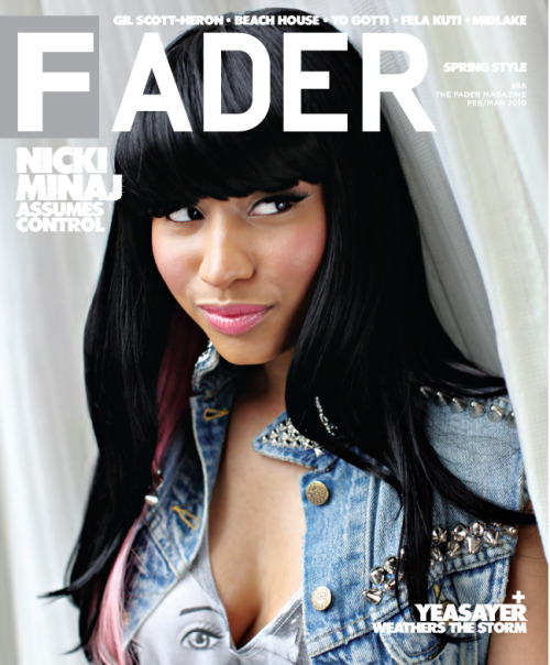 @nickiminaj On Fader Mag. check the rest out on http://necolebitchie