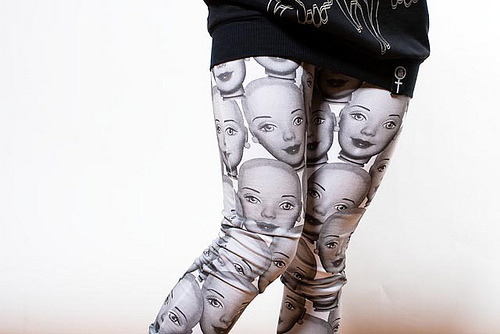  ... Sparkly Things: Must Have Now: Shaved Head Barbie Doll Pattern Tights