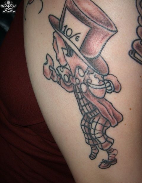 Mad Hatter | tattooed by Devin from Shepke Studios in Pasadena, MD