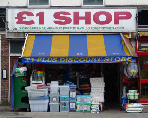 £1 Shop - Image by Emily Webber