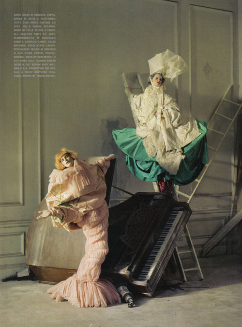 Lady Grey Imogen Morris Clarke by Tim Walker in Vogue Italia March 2010