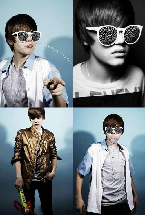 Justin Bieber in new shots from his photo spread in the April 2010 issue of 