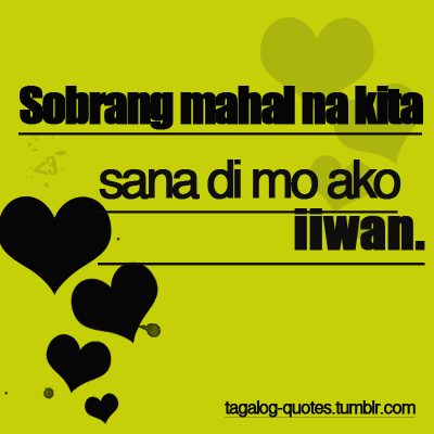i love you quotes tagalog
