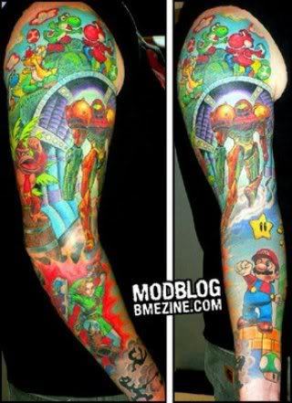 tattoos for brothers. Super Smash Brothers tattoo;