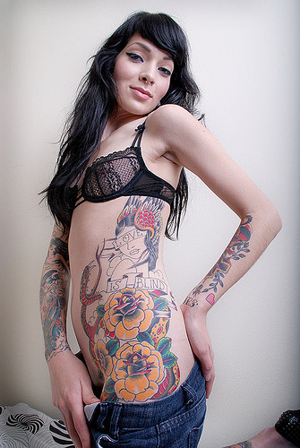 tattoed girl