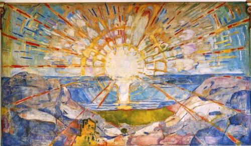 eyehavenoi:crashinglybeautiful: Edvard Munch, “The Sun” 