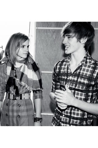 emma watson burberry brother. Emma with rother Alex