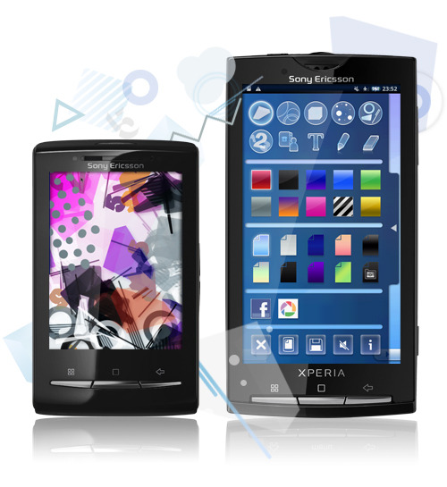  wallpaper creator application on the Sony Ericsson XPERIA X10™ – which 
