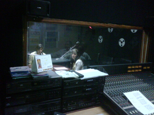 Day 03 - A picture of what you did today Recorded our last radio show together. I’ll miss them.