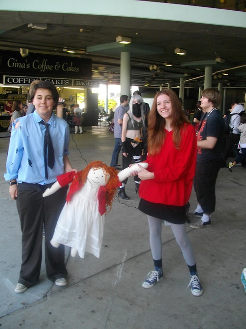 This is me as Amy Pond and the most awesome random you could ever meet