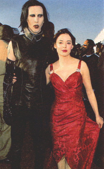 rose mcgowan and marilyn manson. Marilyn Manson and Rose