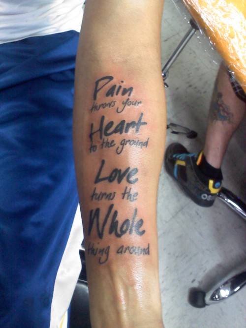 my friend's Heart of LIfe tattoo