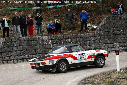 Lean over Starring Fiat 124 Spider Abarth by marvin 345 Lean over