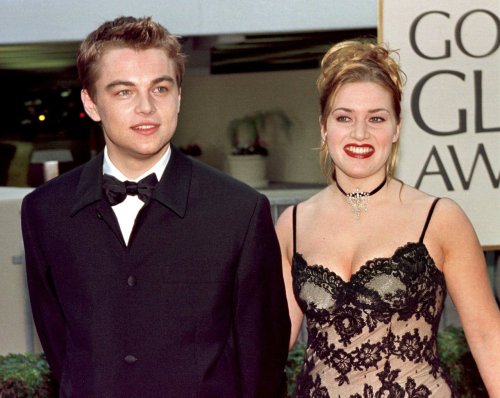 suicideblonde: bohemea: Leo &amp; Kate - Golden Globes, 1998 Sweet little 