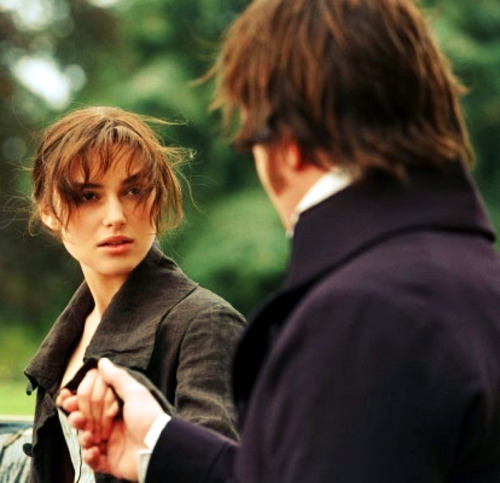 theoceanchild:propsforbella:moldevort:theresbeautyinthebreakdown | (via pemberley-state-of-mind) “They don’t really touch. Women don’t shake hands with men. So the first time Darcy touches Elizabeth is when he helps her into the carriage. Which is a really beautiful moment. Because it’s the first skin-on-skin  touch.      I think today, we don’t think twice about that at all. I shake people’s hands, I give them a kiss, whatever. It’s interesting to think, if you don’t have that tactile nature, how important one touch can be.”  - Keira Knightly