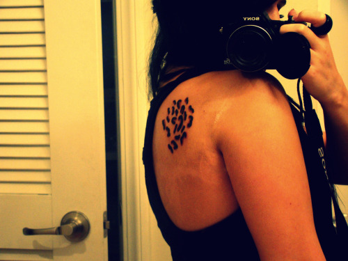 cheetah print tattoo. cheetah print. because in this