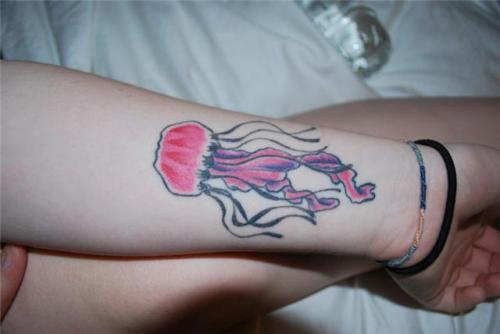 tattoos of jellyfish. My first tattoo.