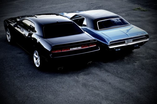 Challenge This Starring 2010 Dodge Challenger and 1971 Dodge Challenger By