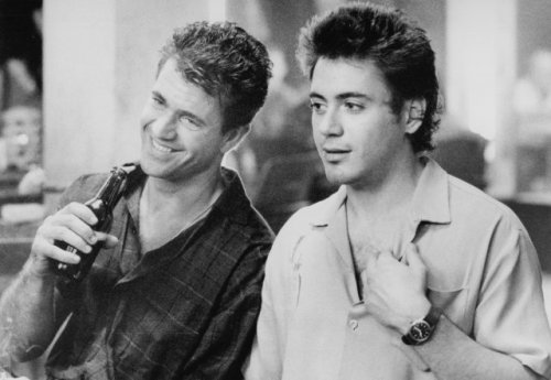 mel gibson young photos. young rdj and Mel Gibson in