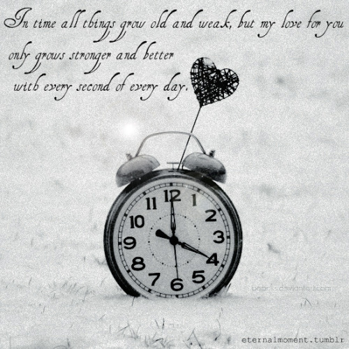 quotes on time and love