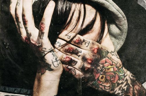 306 notes boy tattoo photography hands face