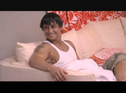pauly d with his hair down. Pauly D with his hair Down