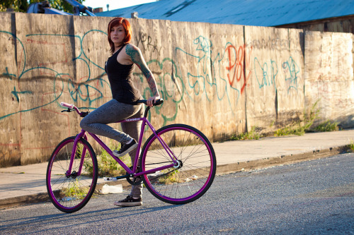 street bikes and girls. Girl + ike