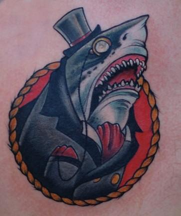 tattoome Shark tattoo Jeremy Sutton Gentleman shark 8230 Want