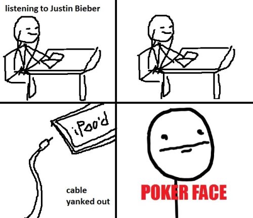 poker face meme. #poker face meme middot; #justin