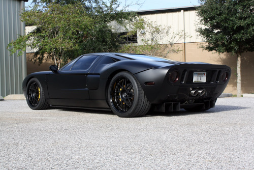Ford GT in matte black Posted by