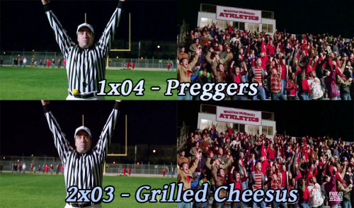 lostinthesewers-:  canadiangleek:  hahaha!   Oh my gosh, I THOUGHT that looked familiar!!!  HAHAHAHAHAHAHAHAHAHA. LMFAO. You know you&#8217;re a Gleek when you notice things like this. :D