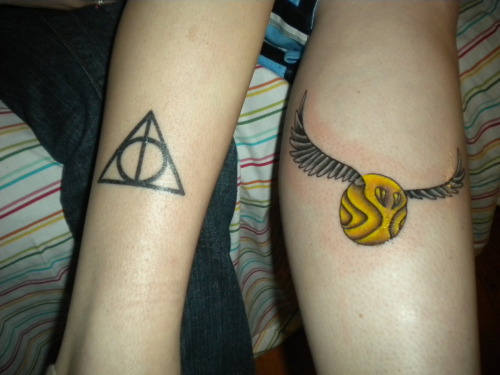 This and me and my Best Friends Harry Potter Tattoos