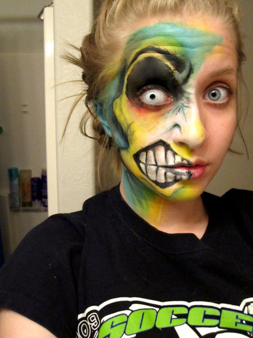 joker face makeup. paint Batman+face+paint