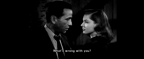 {Bacall and Bogart}
