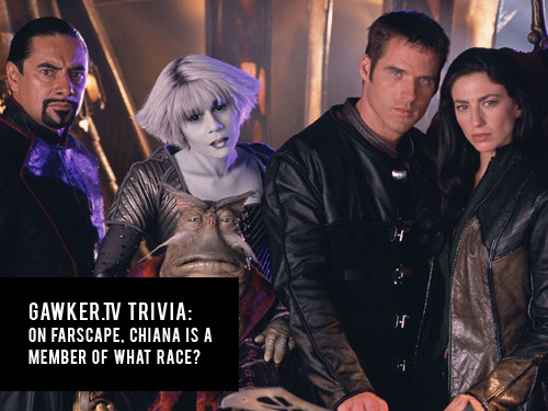  Click here for the answer On Farscape Chiana is a member of what race