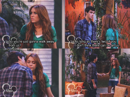 358 notes 1 year ago TAGS drew roy jesse miley cyrus Hannah Montana 