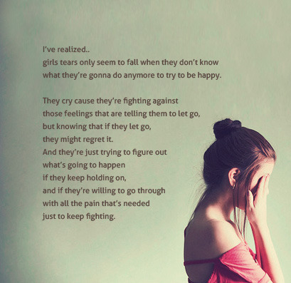 quotes about tears and pain. girls tears quotes, tears