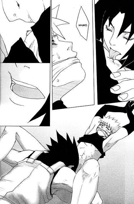 naruto sasuke kiss. Naruto and Sasuke Kissing