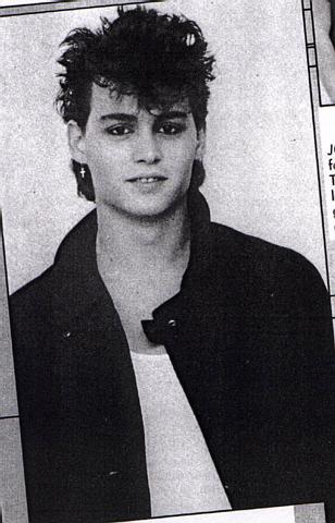 johnny depp young pictures. a very young johnny depp
