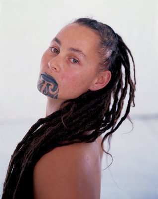 Traditional Maori Tattoos Photo. For